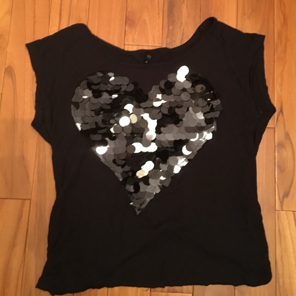 Black Shirt with Open Back!