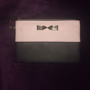 Pink and black Victoria's Secret clutch purse