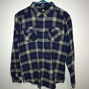 Quik Silver plaid button down
