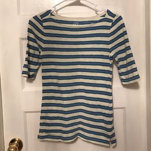 J. Crew painter elbow-sleeve boatneck tee