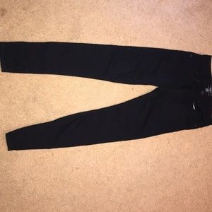 plain black Forever 21 skinny jeans