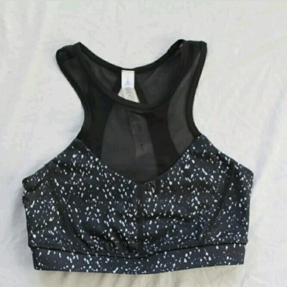 Lululemon meshed up black sports bra size 2
