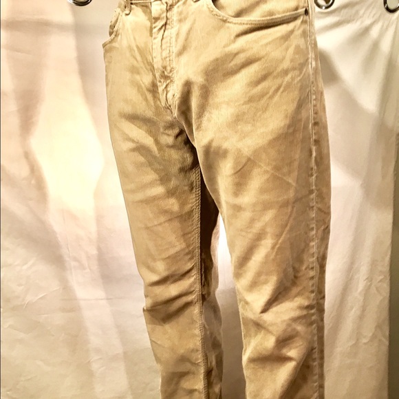 Men's Banana Republic Corduroy Tan Chinos