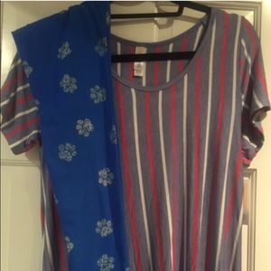 LuLaRoe Outfit - OS Paw Prints + XS Irma