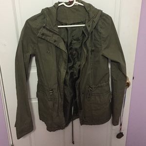 Green army jacket