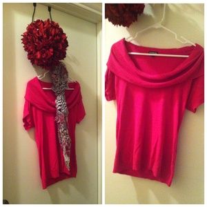 Express Hot Pink Sweater Top