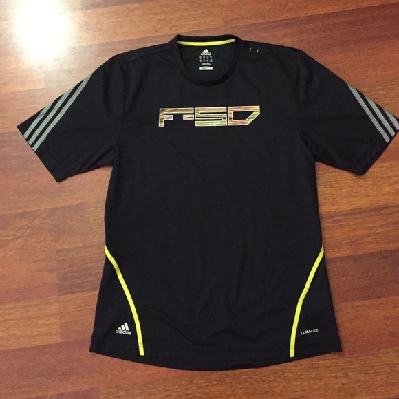 Mens Adidas Climalite F-50 athletic shirt