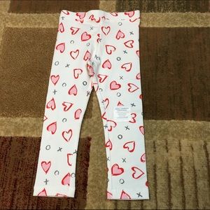 Valentine's Day 3T leggings