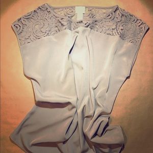 Chico's lace detailed shirt