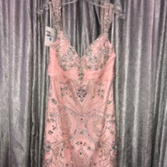House of Wu pink short dress