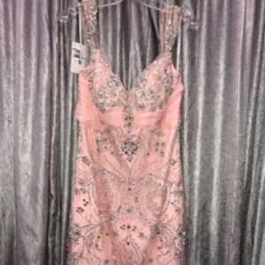House of Wu pink short dress