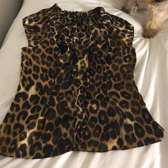 Express cheetah blouse