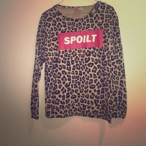 H&M CHEETAH SWEATSHIRT