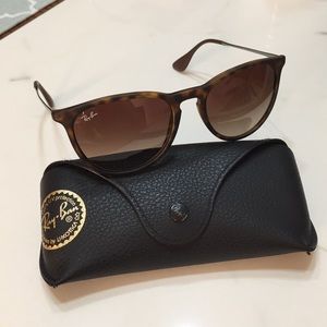 Rayban Erika Sunglasses in Tortoise