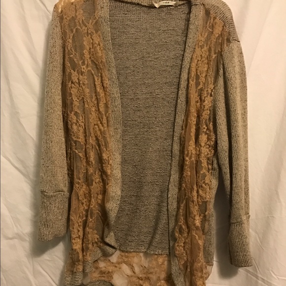 Cozy lace sweater