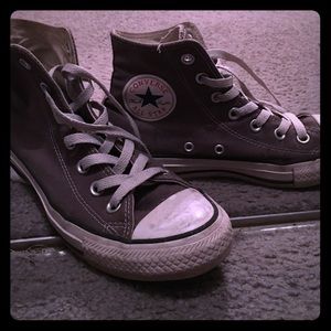 Gray chucks! All stars. Converse.