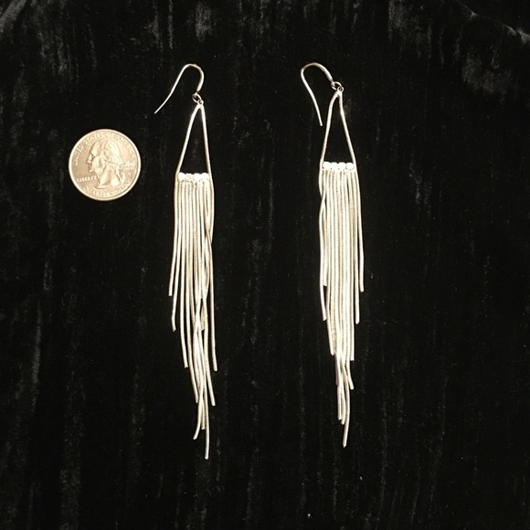 Sexy silver earrings