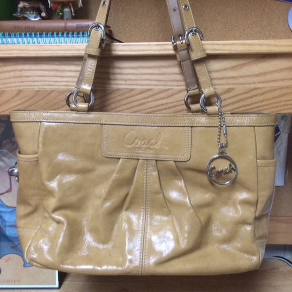 Tan Coach Purse