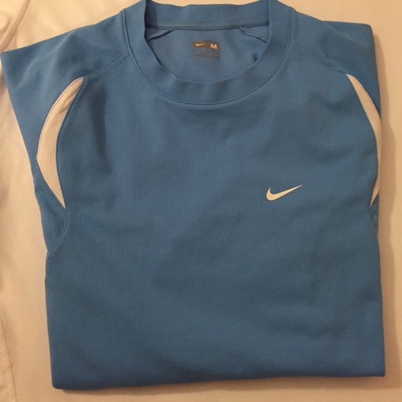 Mens nike sky blue athletic shirt