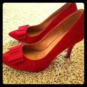 Red Suede shoe