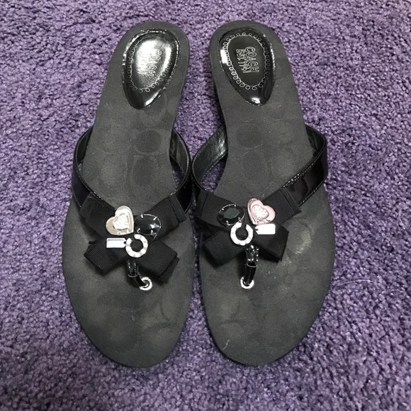 Coach sandal/flip flop.