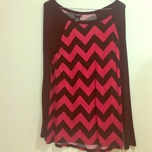 Chevron Long sleeved top