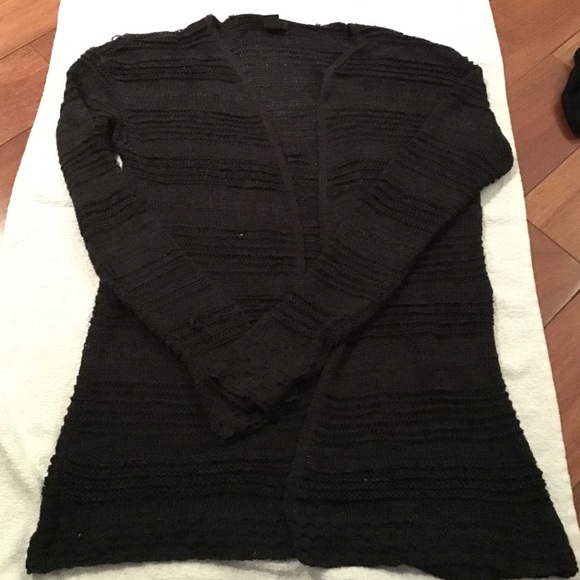 Black cardigan