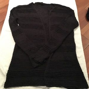 Black cardigan