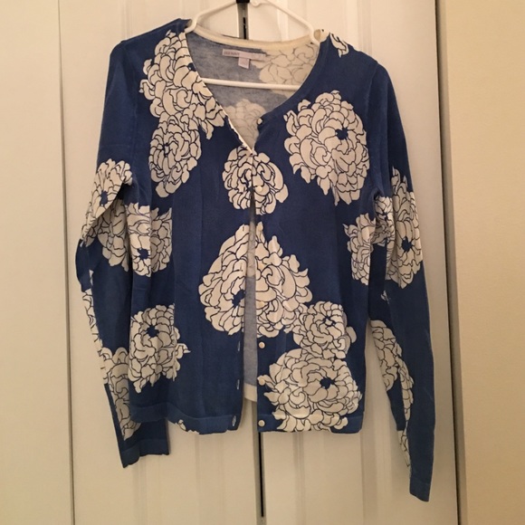 Flower Print Cardigan
