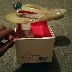 Coach madlena rubber sandals