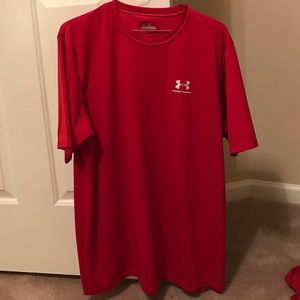 Men's Red Under Armour Shirt