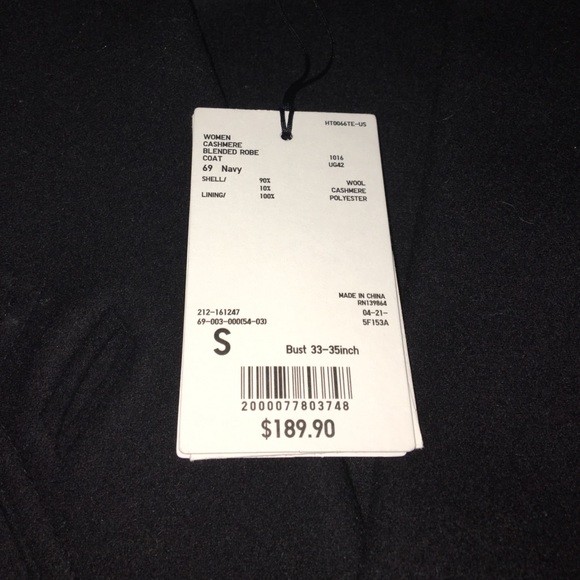 SOLD Ⓜ️ UNIQLO X LEMAIRE cashmere blended robe - Picture 3 of 4