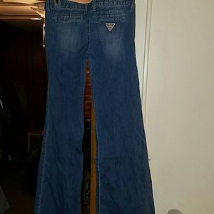 Guess wide leg boot cut jeans