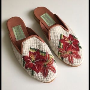 Vintage Needlepoint Slides