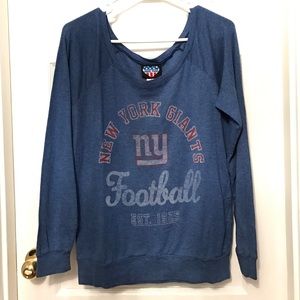 Junk Food New York Giants Raglan