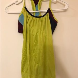 Lululemon multi-color no limits tank size 4