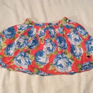 Floral Mini Skirt