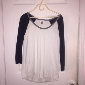 Old Navy Baseball Tee Sweater