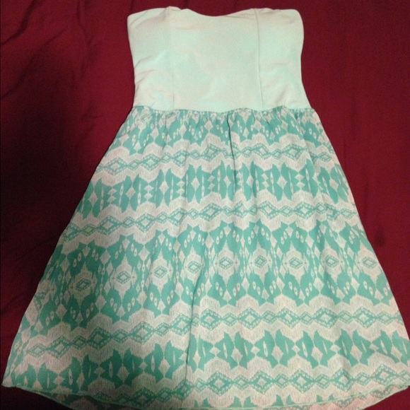 teal dress