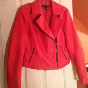 Small faux leather jacket