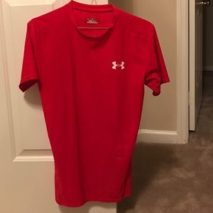Men's Red Under Armour Shirt