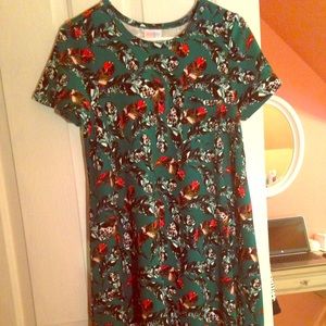 Xxs Carly nwt feather print