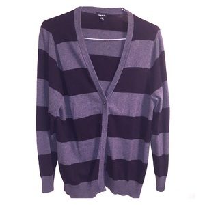 Torrid striped cardigan