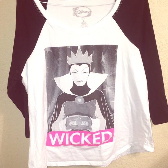Disney villain raglan tshirt