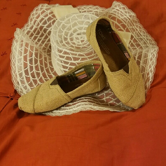 TOMS Shoes - Toms Burlap Slipons
