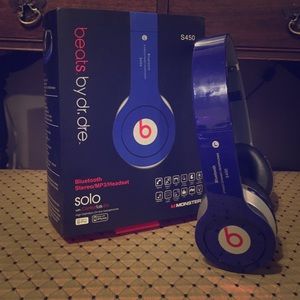 Brand New Beats by Dre Solo S450 Bluetooth Headset
