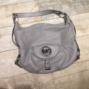Michael Kors gray purse