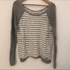 Sparkly striped sweater