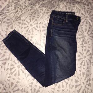 American Eagle Dark Blue Jeggings