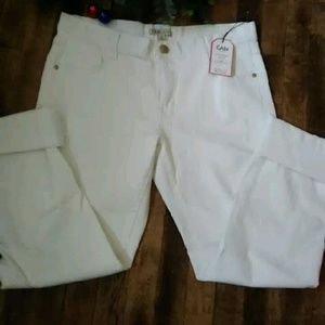 Cabi White Stella Jeans Size 10 NWT